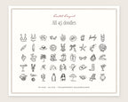 Coastal Cowgirl Doodle Pack, everything in the set