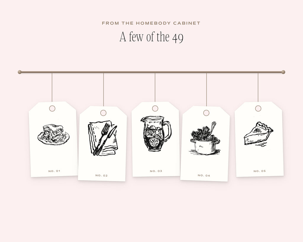 Comfort Food Doodle Pack, on the rail