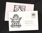 Coquette 4-Pack Doodle Bundle, postcard