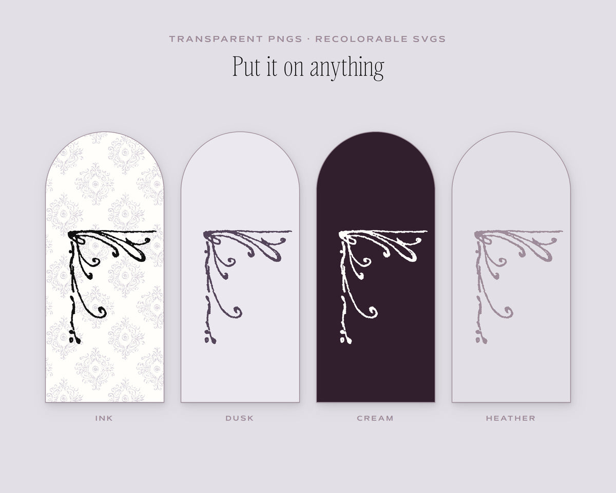 Corner Design Assets, put it on anything