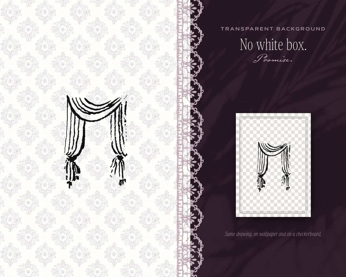 Curtain Design Assets, no white box