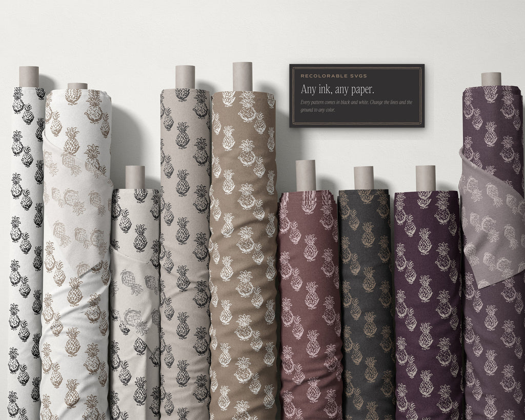 Damask & Ironwork Seamless Pattern Bundle, any ink, any paper