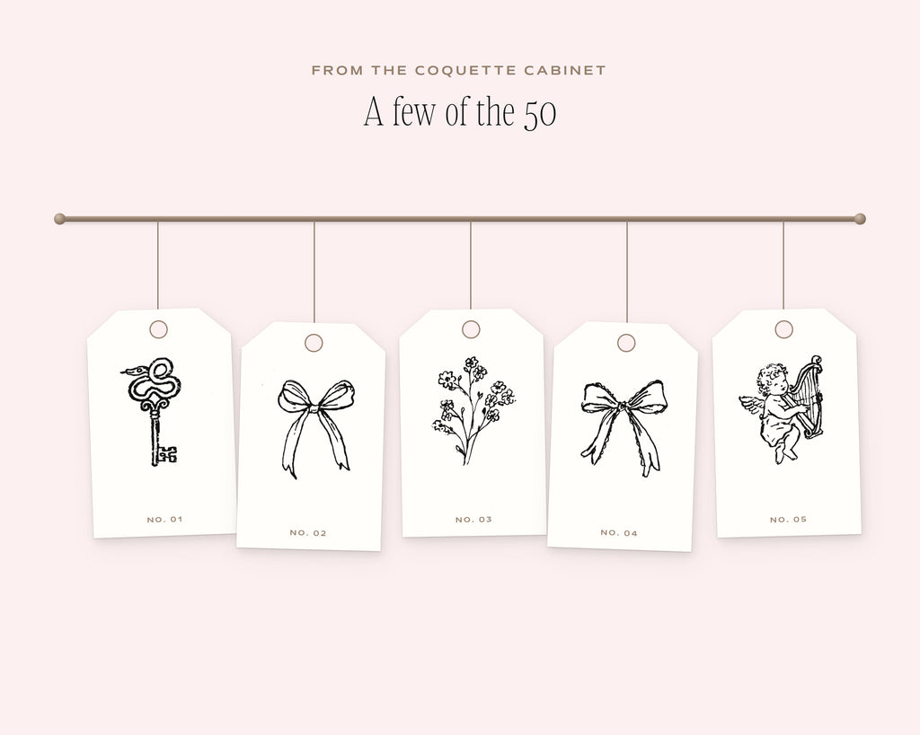 Dark Coquette Doodle Pack, on the rail