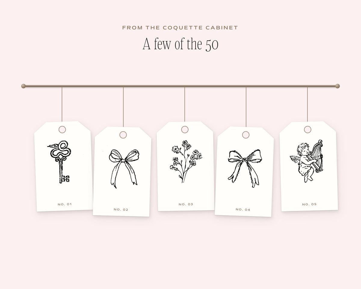 Dark Coquette Doodle Pack, on the rail