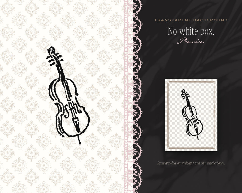 Dark Coquette Doodle Pack, no white box