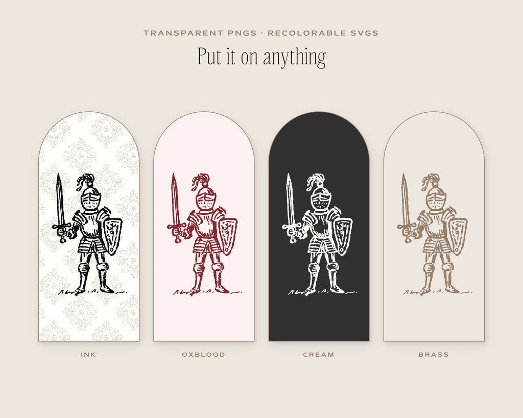 Dark Fairytale Doodle Pack, put it on anything