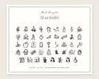 Dark Fairytale Doodle Pack, everything in the set