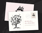 Dark Fairytale Doodle Pack, postcard