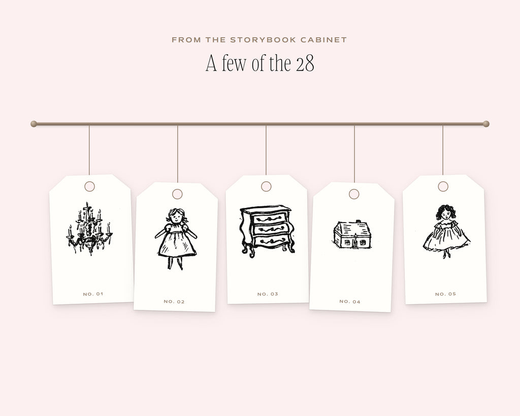 Dollhouse Doodle Pack, on the rail