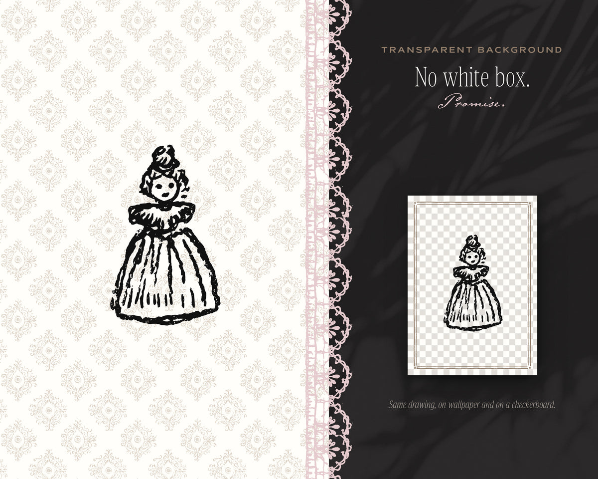 Dollhouse Doodle Pack, no white box