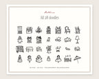 Dollhouse Doodle Pack, everything in the set