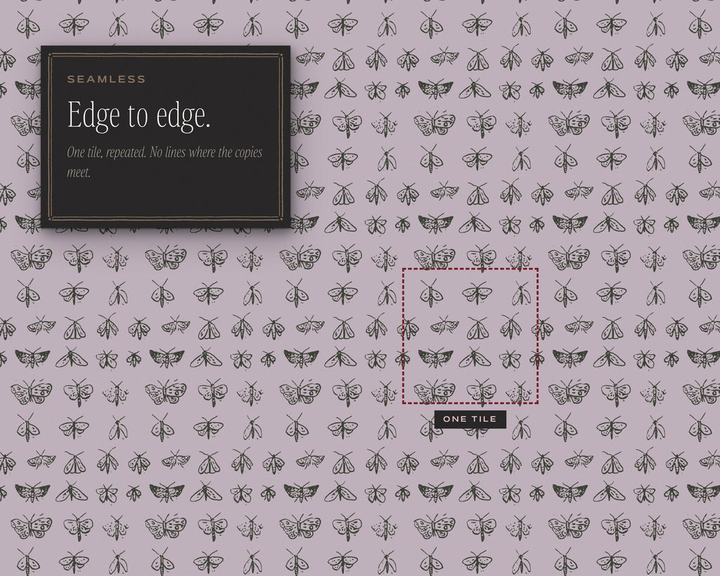 Garden & Woodland Seamless Pattern Bundle, edge to edge