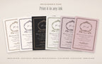 The Supper Club Invitation & Sign Builder Kit, any ink
