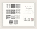Gingham & Checks Seamless Pattern Bundle, all the patterns