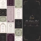 The Supper Club Invitation & Sign Builder Kit, cover