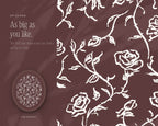 Roses & Florals Seamless Pattern Bundle, up close