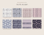 Tea Party & Picnic Seamless Pattern Bundle, any ink, any paper