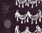Theater & Art Deco Seamless Pattern Bundle, up close