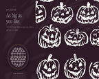 Spooky Seamless Pattern Bundle, up close