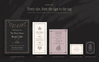 The Book Club Invitation & Sign Builder Kit, every size