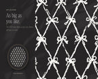 Bows & Ribbons Seamless Pattern Bundle, up close