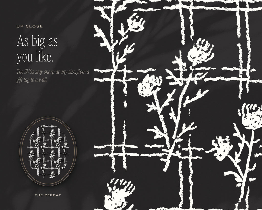 Plaids & Stripes Seamless Pattern Bundle, up close
