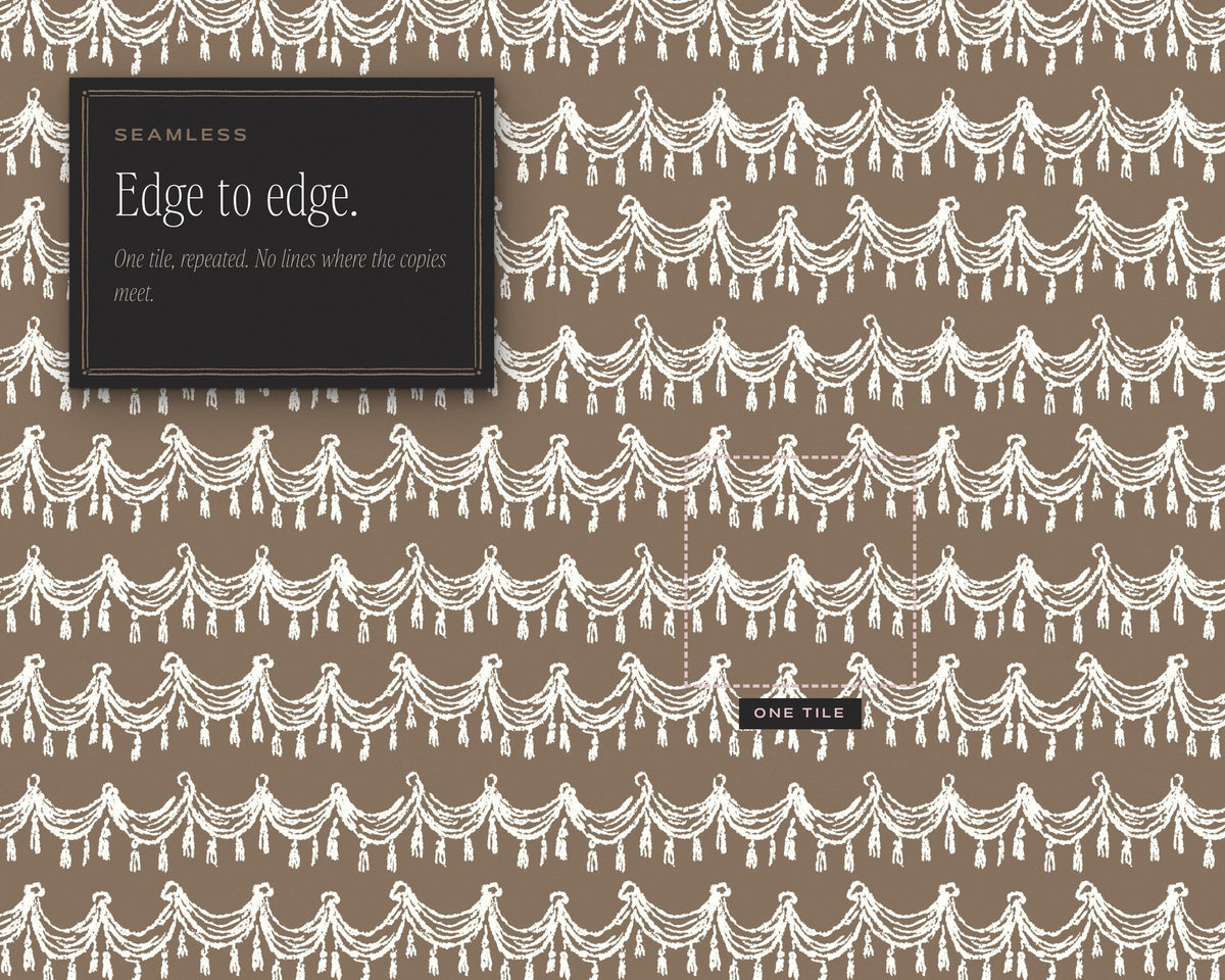 Theater & Art Deco Seamless Pattern Bundle, edge to edge