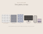 Tea Party & Picnic Seamless Pattern Bundle, six sizes
