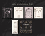 The Occasions Invitation & Sign Builder Kit, signs, menu, and logo