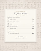 The Grand Vacation Invitation & Sign Builder Kit, everything inside