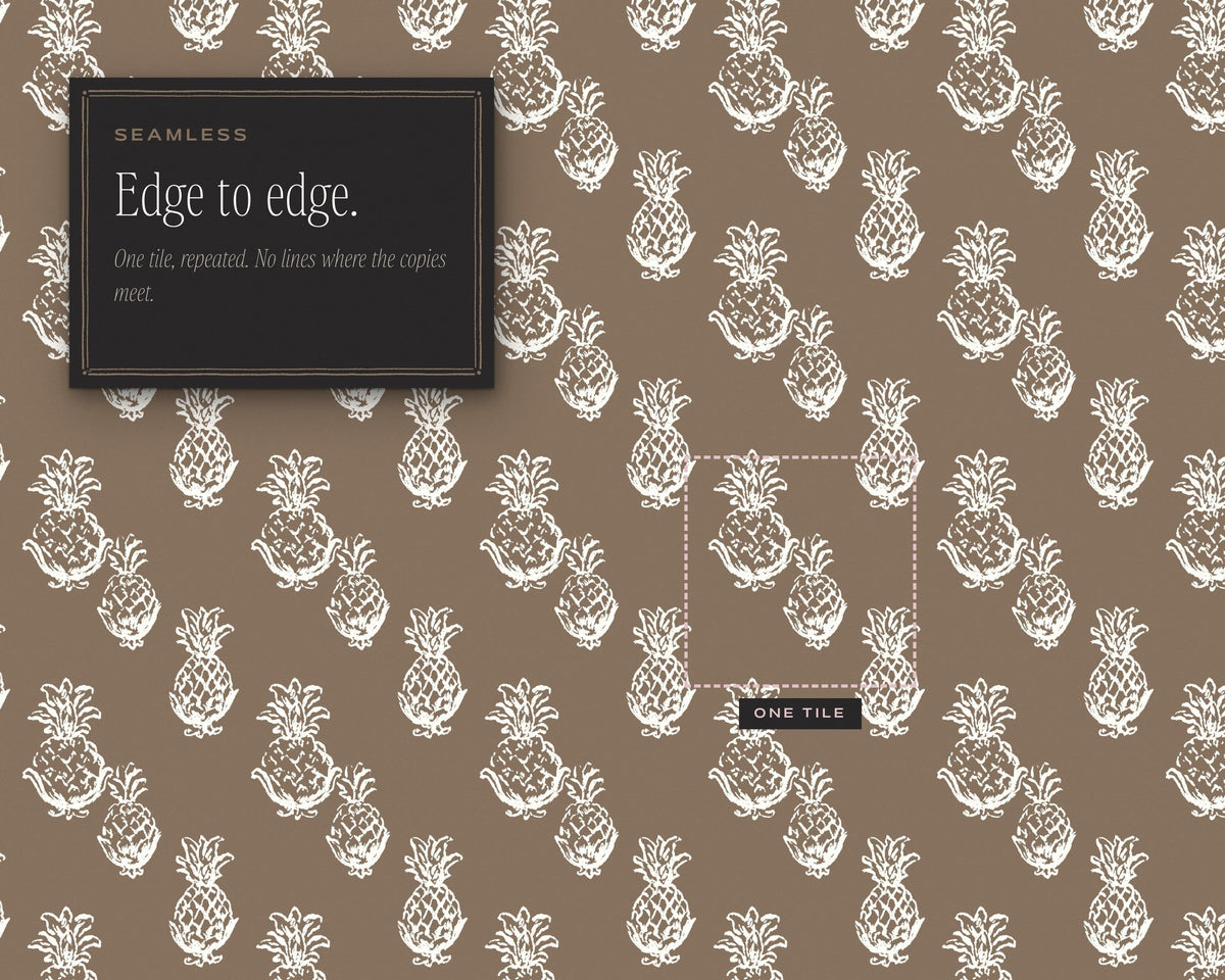 Damask & Ironwork Seamless Pattern Bundle, edge to edge