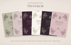 The Garden Soiree Invitation & Sign Builder Kit, any ink