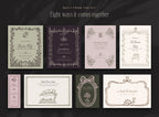 The Garden Soiree Invitation & Sign Builder Kit, built from the kit