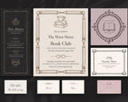 The Book Club Invitation & Sign Builder Kit, the whole evening