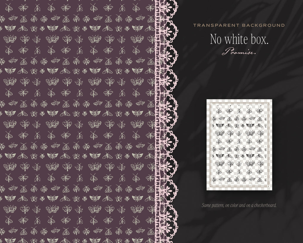 Garden & Woodland Seamless Pattern Bundle, no white box