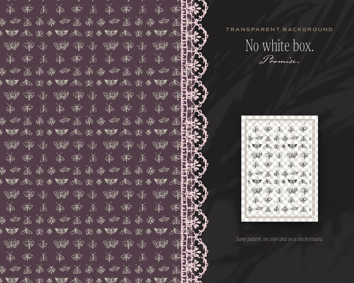 Garden & Woodland Seamless Pattern Bundle, no white box