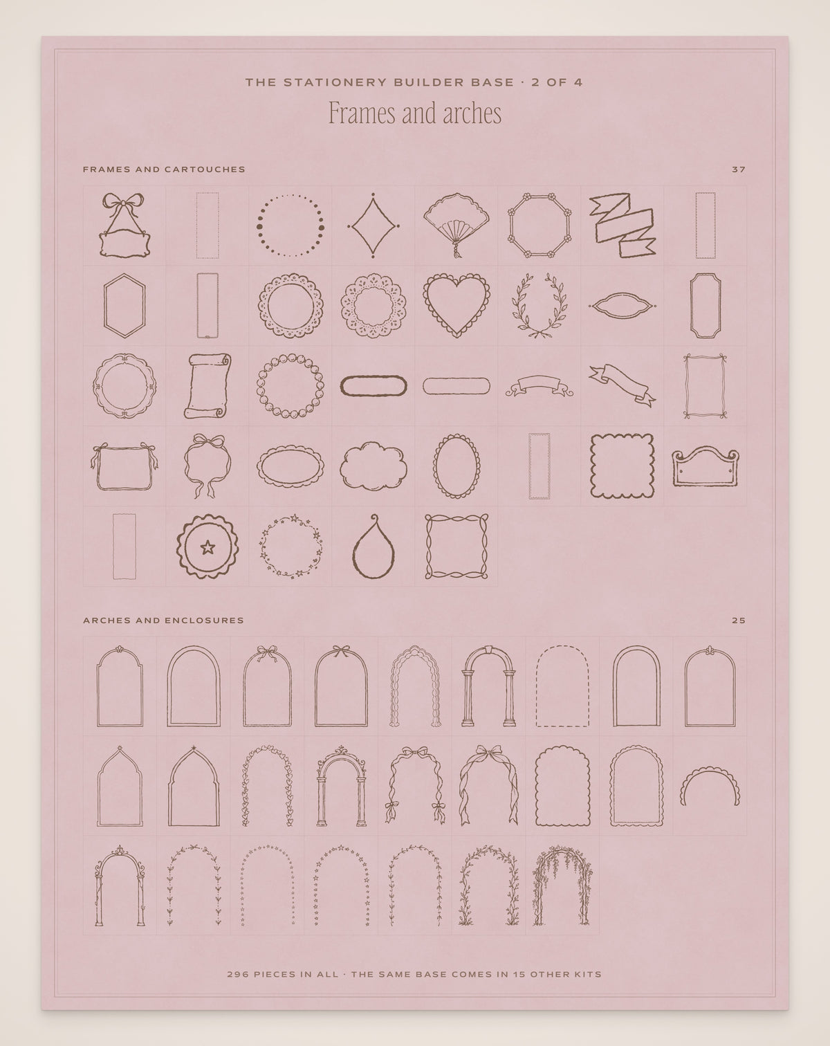 The Occasions Invitation & Sign Builder Kit, stationery base 2