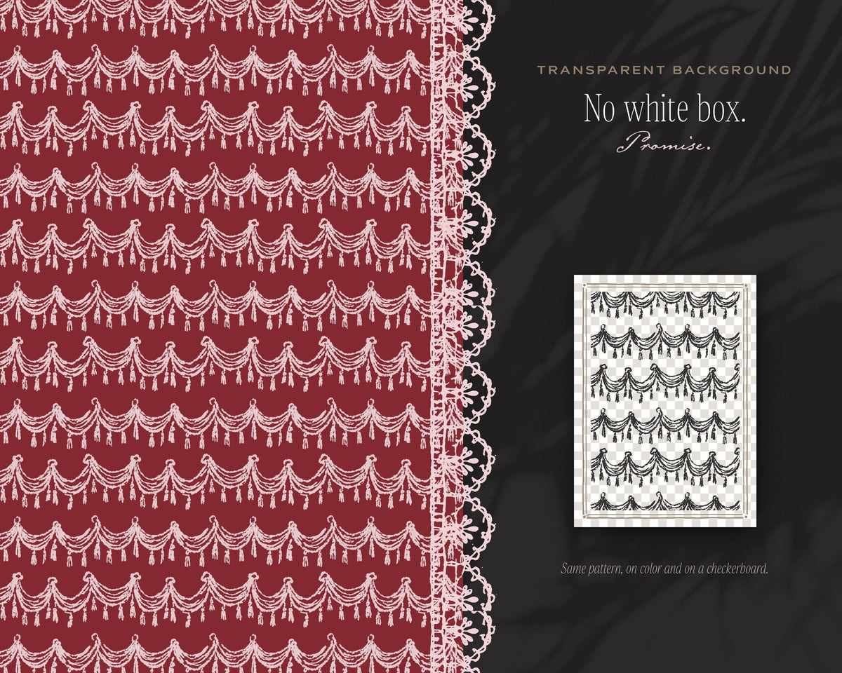 Theater & Art Deco Seamless Pattern Bundle, no white box