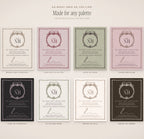The Book Club Invitation & Sign Builder Kit, any palette