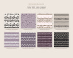 Lace & Trims Seamless Pattern Bundle, any ink, any paper