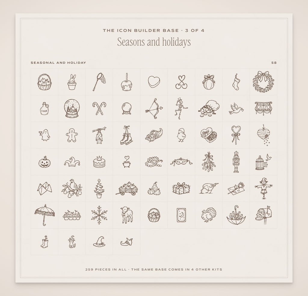 The Occasions Invitation & Sign Builder Kit, icon base 3