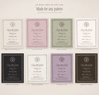 The Stationer's Desk Invitation & Sign Builder Kit, any palette