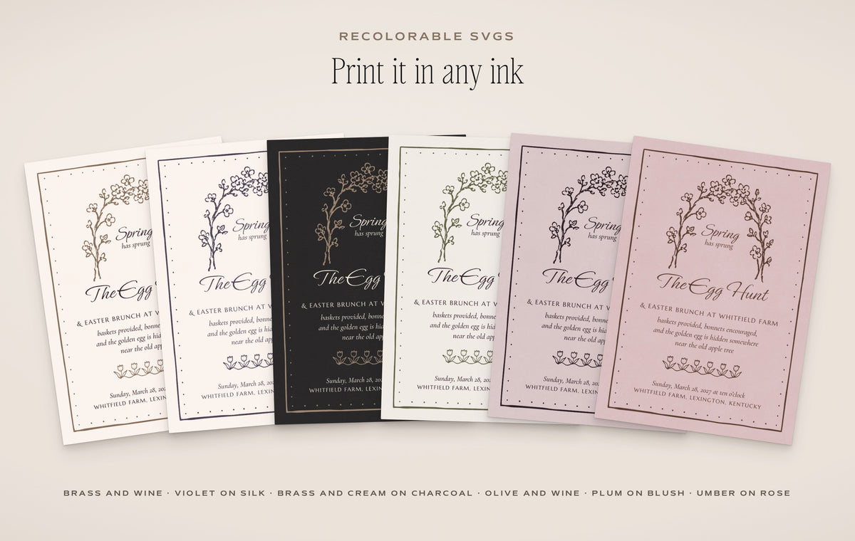 The Occasions Invitation & Sign Builder Kit, any ink