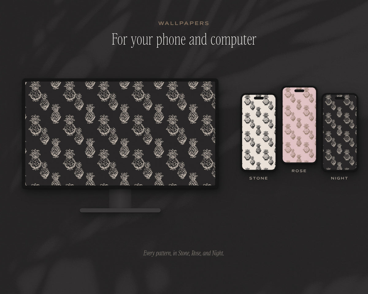 Damask & Ironwork Seamless Pattern Bundle, wallpapers
