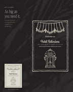 The Grand Vacation Invitation & Sign Builder Kit, up close