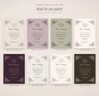 The Supper Club Invitation & Sign Builder Kit, any palette