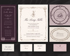 The Supper Club Invitation & Sign Builder Kit, the whole dinner
