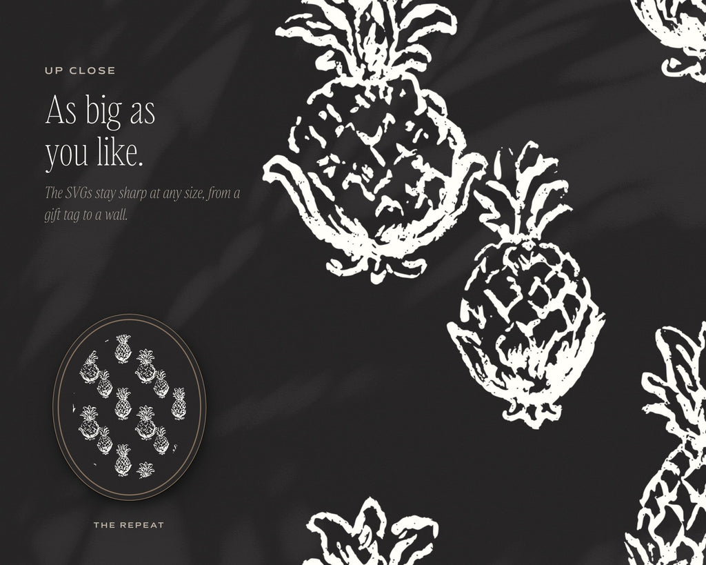 Damask & Ironwork Seamless Pattern Bundle, up close