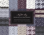 Night Sky Seamless Pattern Bundle, cover
