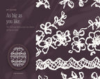Lace & Trims Seamless Pattern Bundle, up close